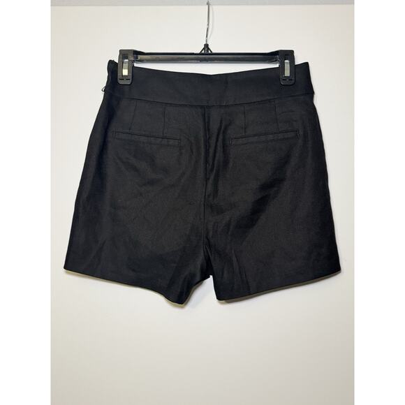 EXPRESS Women’s Black High Waisted Pleated Shorts - Size 2 - NWT - Picture 2 of 8